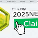 Robux generator 2025 interface showing free Robux options on a mobile screen